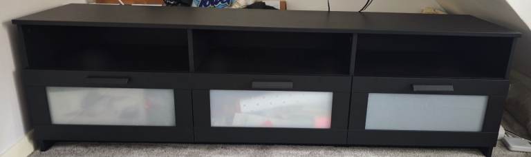 IKEA Black TV Unit