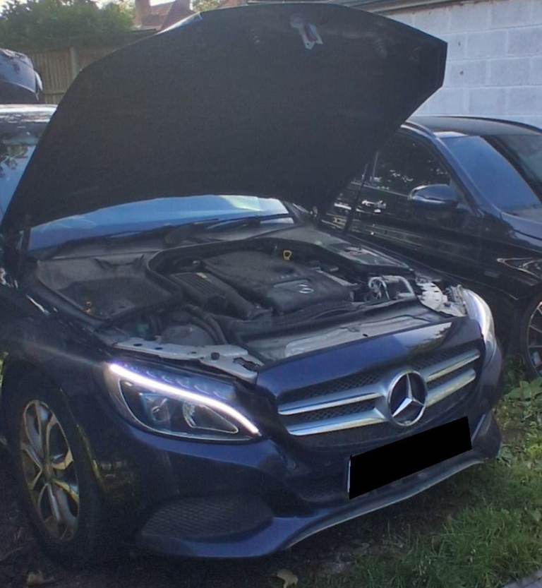 2016 66 MERCEDES C CLASS W205 COMPLETE FRONT END BREAKING 
