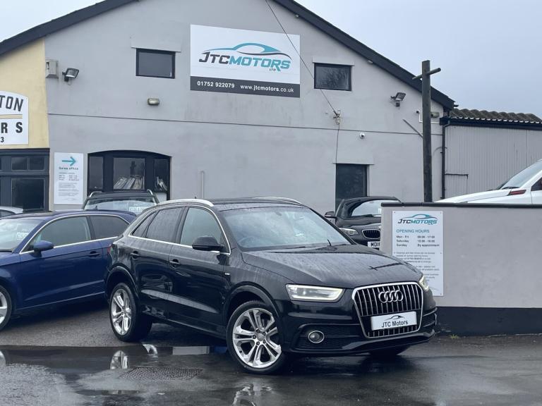 AUDI Q3 2.0 TDI [177] Quattro S Line Plus 5dr Auto, diesel, black + good