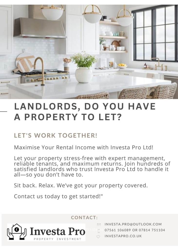 Properties wanted for rent London Brent region
