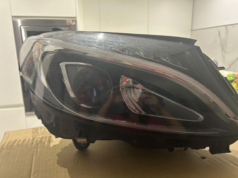 Genuine Mercerdes 2017 c class Two headlights and rear left headlight 