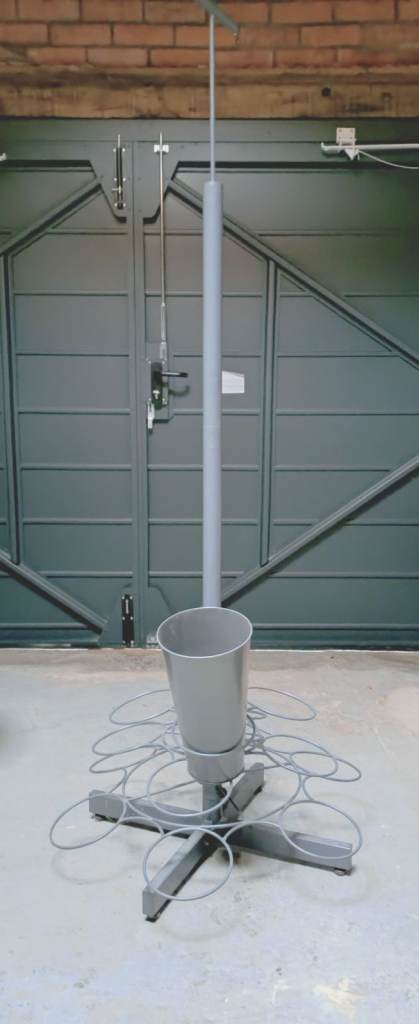 Metal Display Stand with Buckets – Great for Plants or Storage