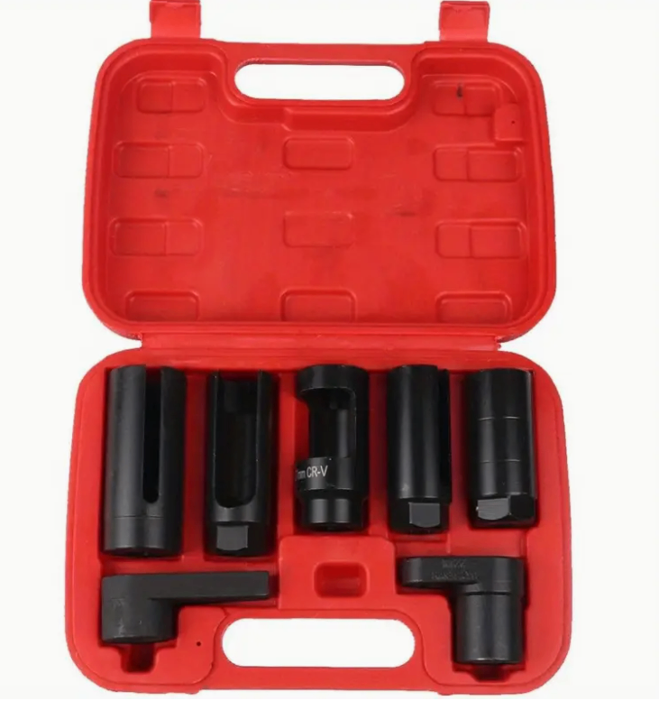 7pcs Oxygen Sensor and Thread Chaser Set for Socket Removal and Installation