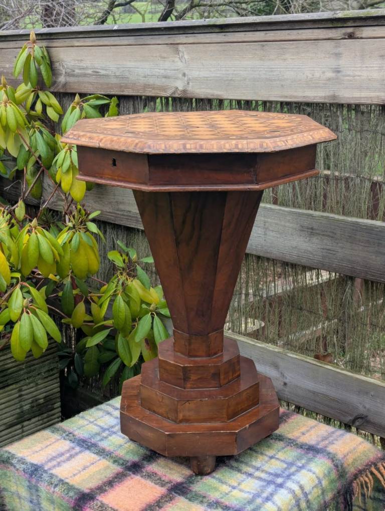 Victorian inlaid work box