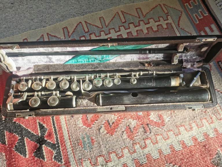 C. A. Wunderlich Siebenbrunn wooden classical flute