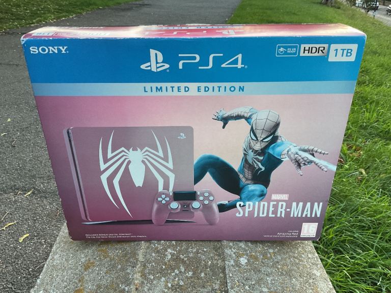 SONY PLAYSTATION 4 SLIM 1TB SPIDER-MAN LIMITED EDITION CONSOLE - NEW | SEALED