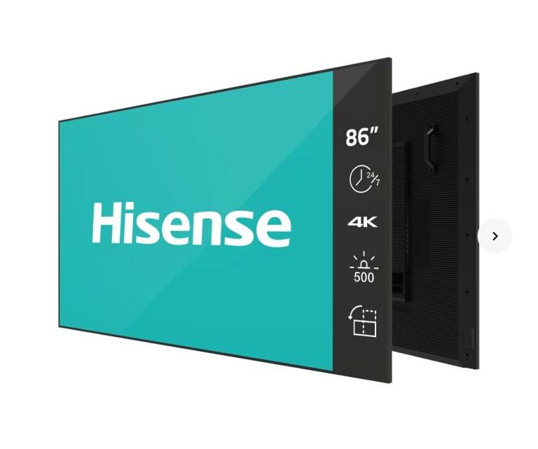 86” 4K IPS UHD TV &  Digital Signage Display - 24/7 