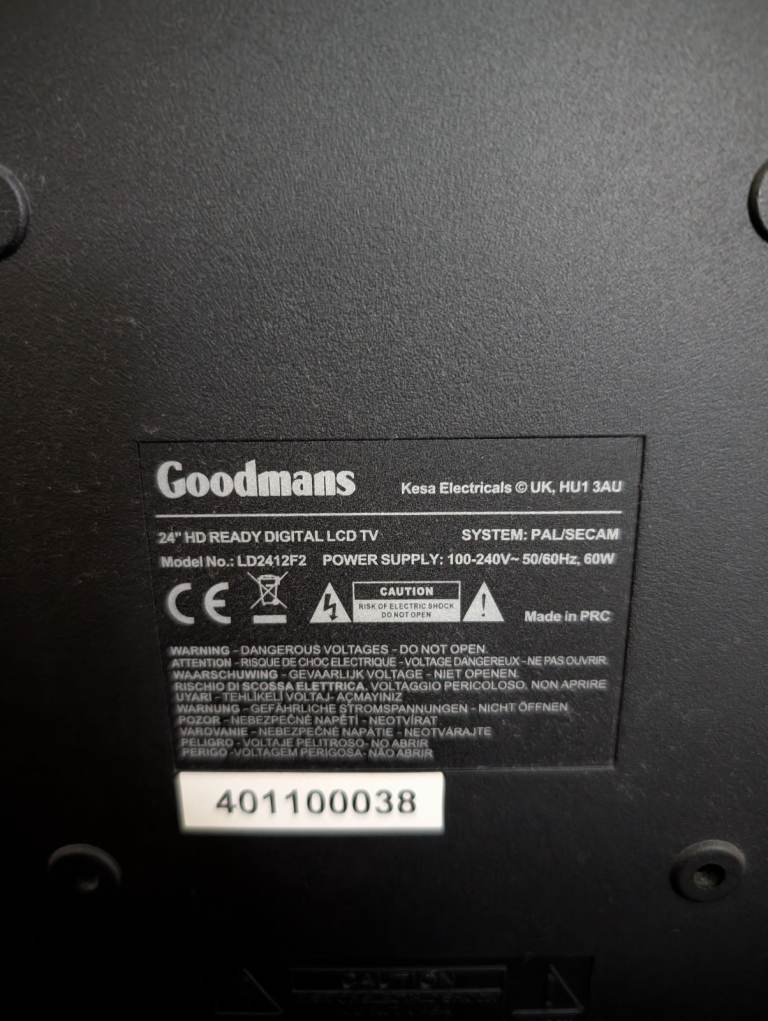 Goodmans 24" HD ready digital LCD TV