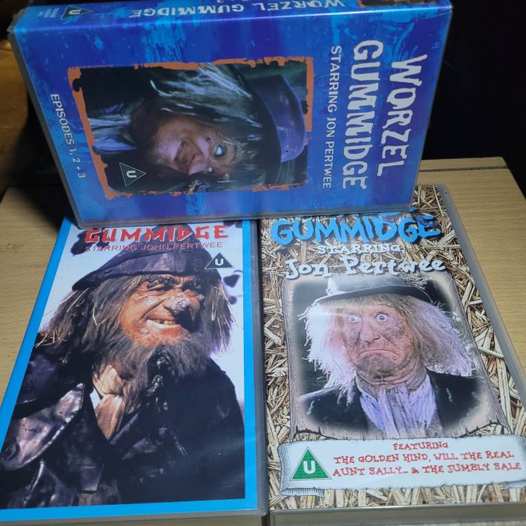 WORZEL GUMMIDGE 3  X VIDEO SET VINTAGE VHS VIDEOS EXCELLENT CONDITION