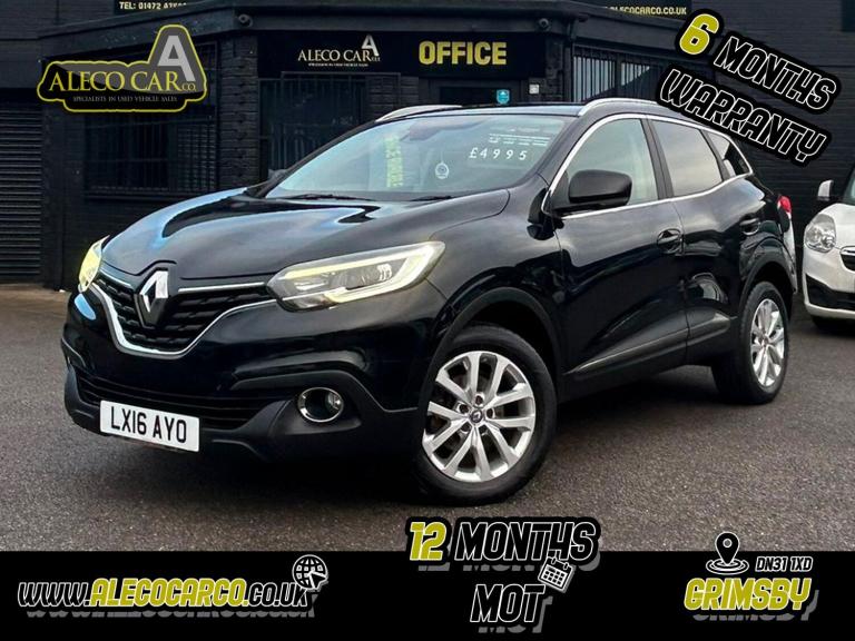 RENAULT KADJAR 1.5 Dynamique Nav dCi 110 Black Manual Diesel 2016