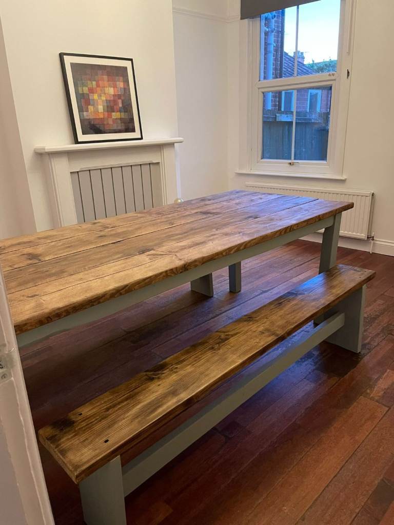 Quality solid reclaimed wood dining table sets FREE DELIVERY 