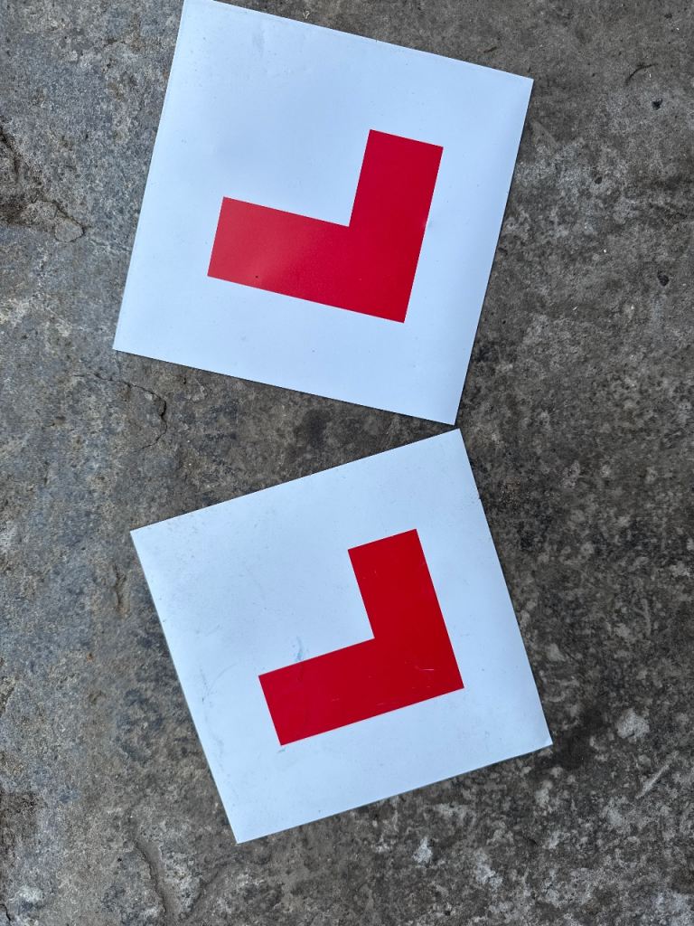Learner driver stickers 