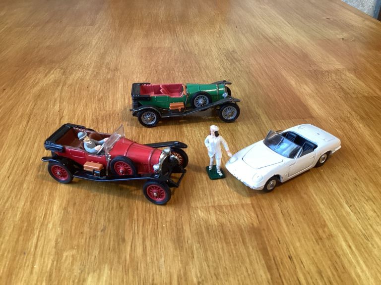 Corgi Model Cars The Avengers Original 1960s GS40 John Steed Le Mans Bentley Emma Peel Lotus Elan 