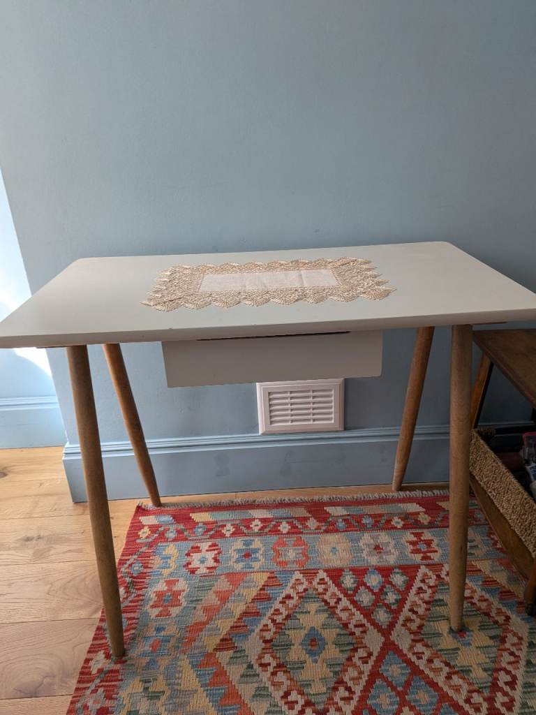 Beautiful sage desk with drawer