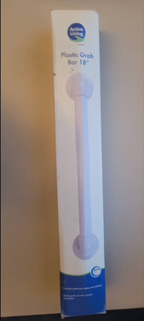 New Active Living 18' Plastic Grab Rail/Bar 