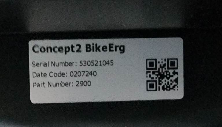 2024 as new Concept 2 BIKEERG PM5 bike erg concept2 