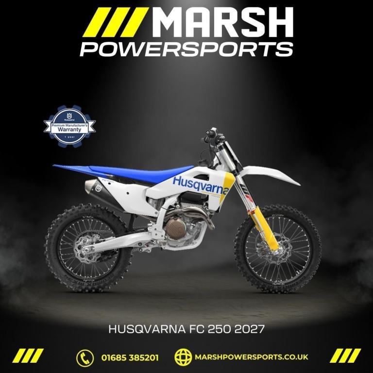 FC 250 2027 Model - Husqvarna Main Dealer - Reserve NOW!