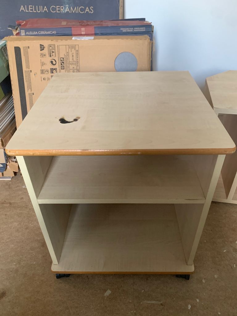 wooden unit