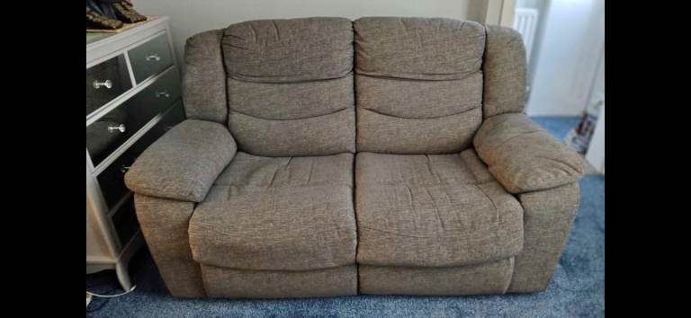1x2 seater electric reclining sofa