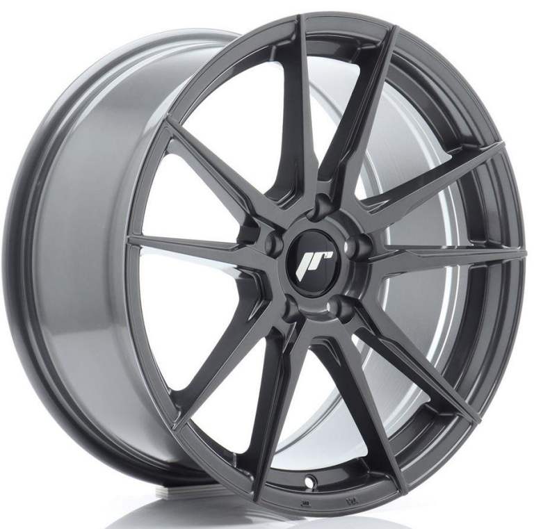 BMW Z4 E89 4X 19'' JAPAN RACING JR21 HYPER GREY STAGGERED ALLOY WHEELS