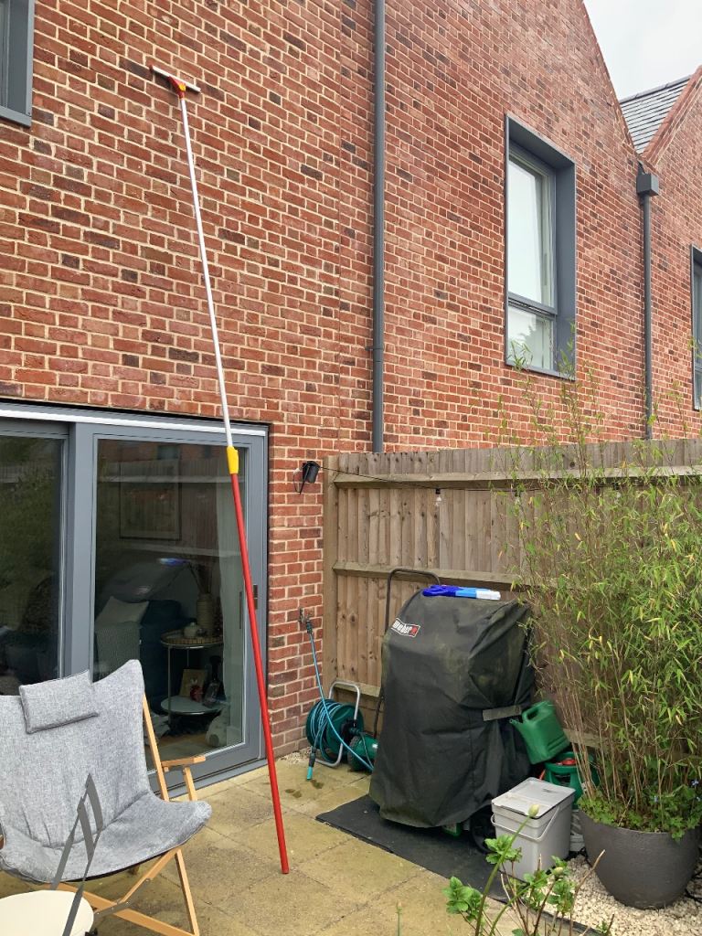 Wolf Garten 200-400cm telescopic window cleaning pole and cleaning head 