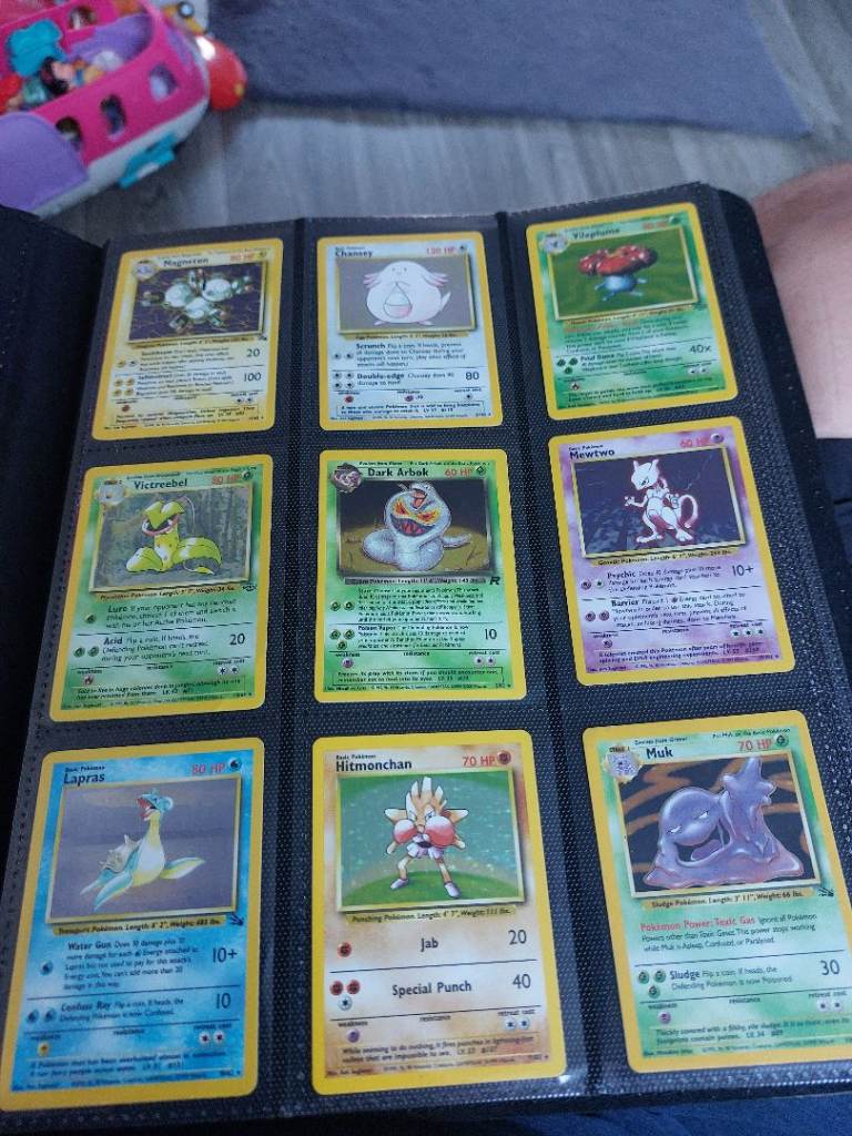 Vintage pokemon cards