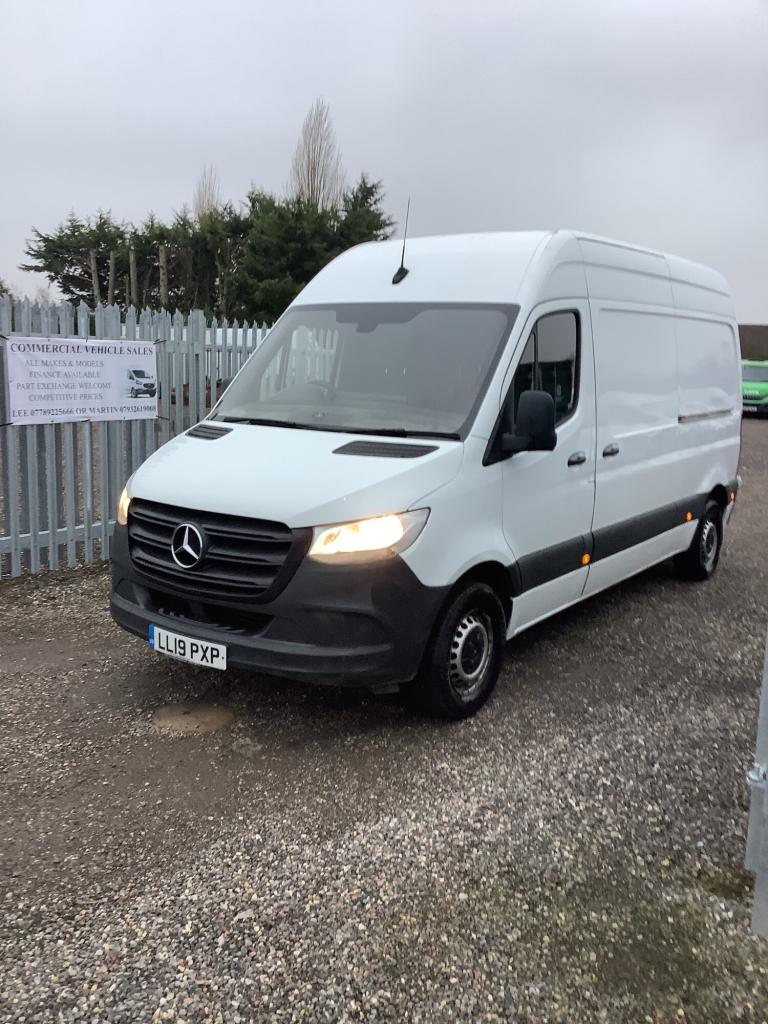 2019 Mercedes-Benz Sprinter 3.5t MWB high top van NO VAT  PANEL VAN Diesel Manual