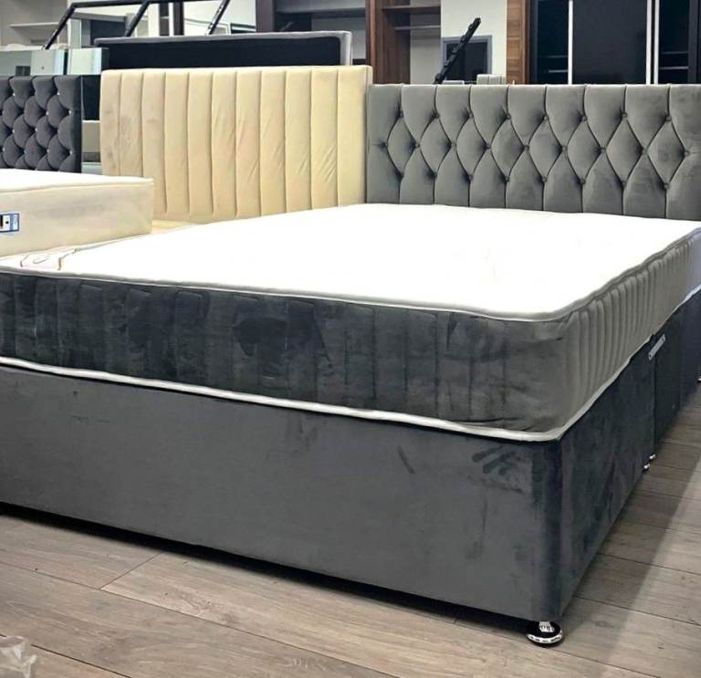 >>>>❤️Grab Now 🚛DIVAN 4FT6 Double Bed Base with Mattress & Storage Drawers 😘15% OFF💥COD🚚