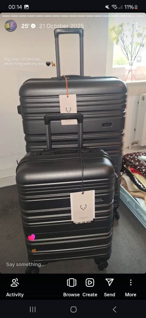 An XL Antler hardshell case never been used tag still attached