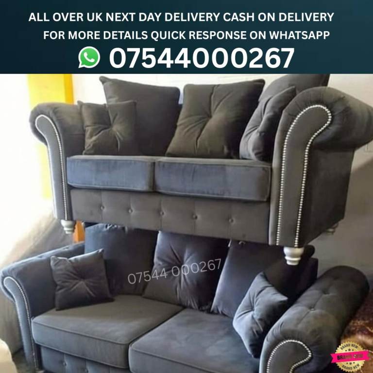 Fabric Sofa Set – New & Unused | Local Delivery Available