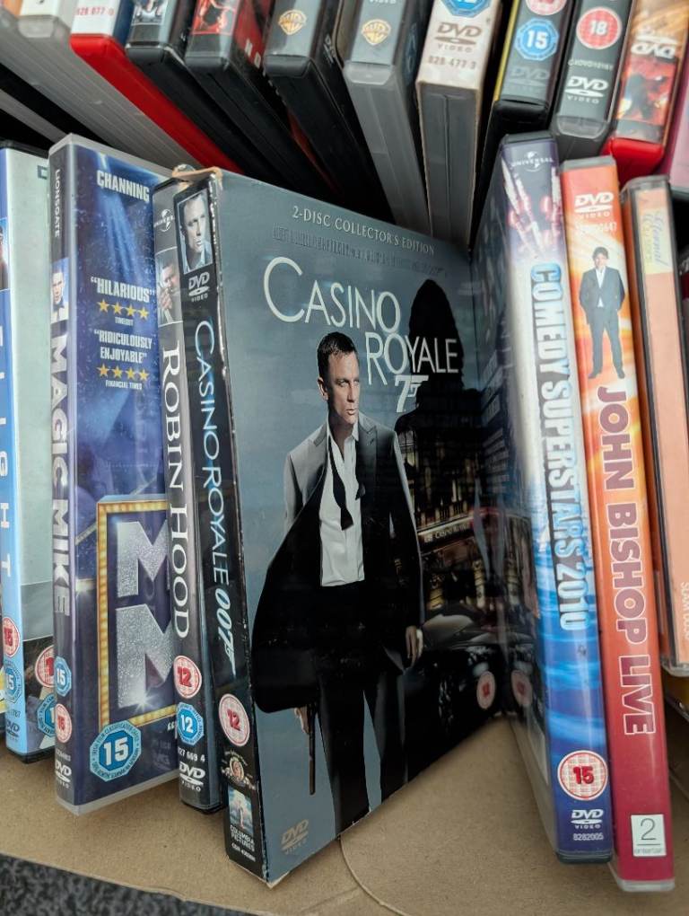 Large Collection of DVDs – Various Genres, Good Condition