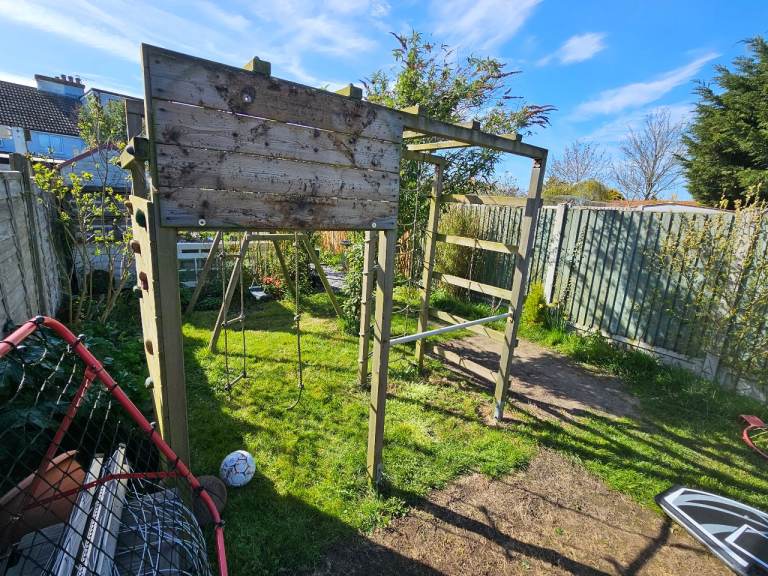 Wickey wooden climbing frame
