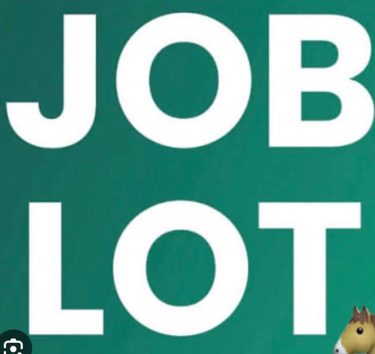 Collect your joblots free of charge 