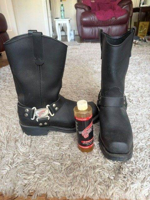 Red Wing Motorcycle leather Boots 969, size 8 