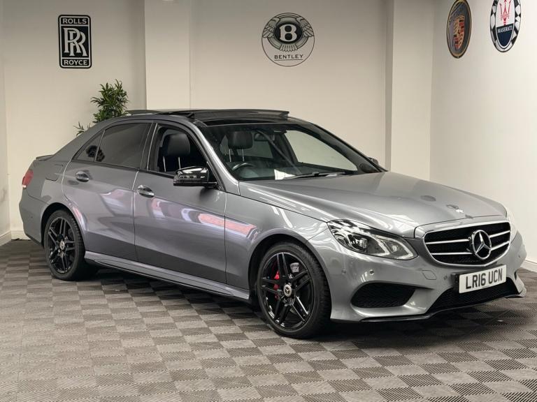 2016 Mercedes-Benz E Class E350 BlueTEC AMG Night Ed Premium 4dr 9G-Tronic SALOON Diesel Automatic