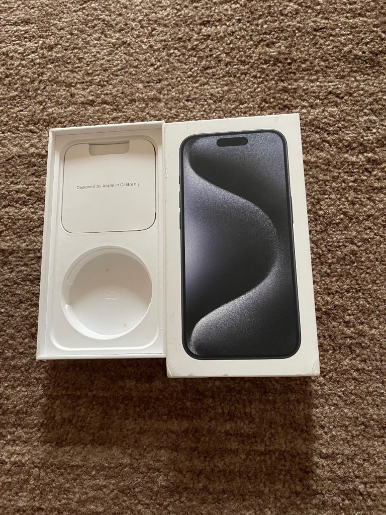 Empty iPhone Pro 14 Box with SIM Card Remover