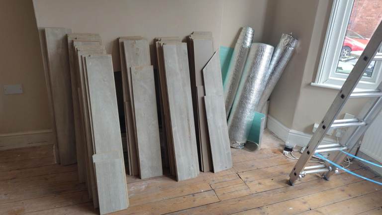 FREE Laminate flooring