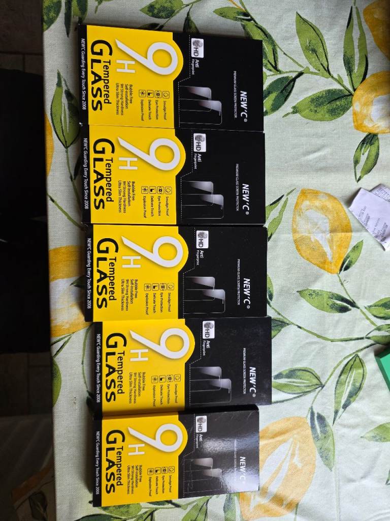 Job lot.  4 iphone cases and 5 packets of screen protectors 