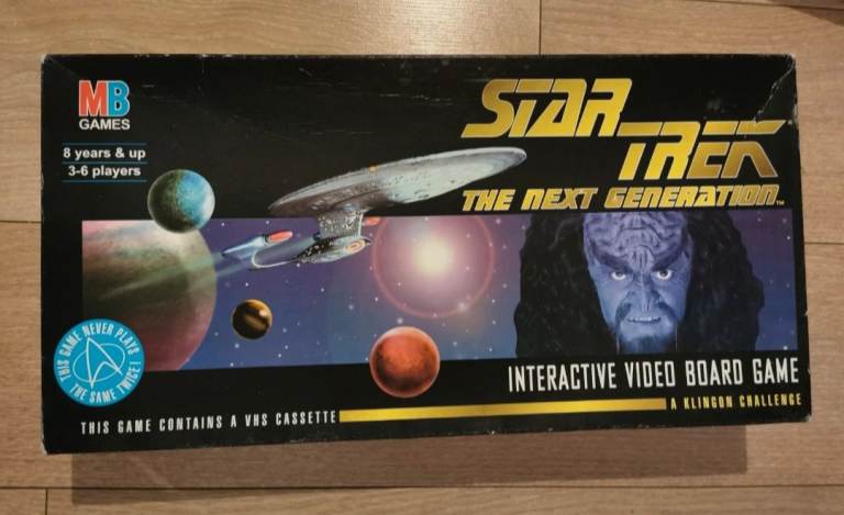 image for Star trek the next generation interactive video board 90s game limited edition collectors item