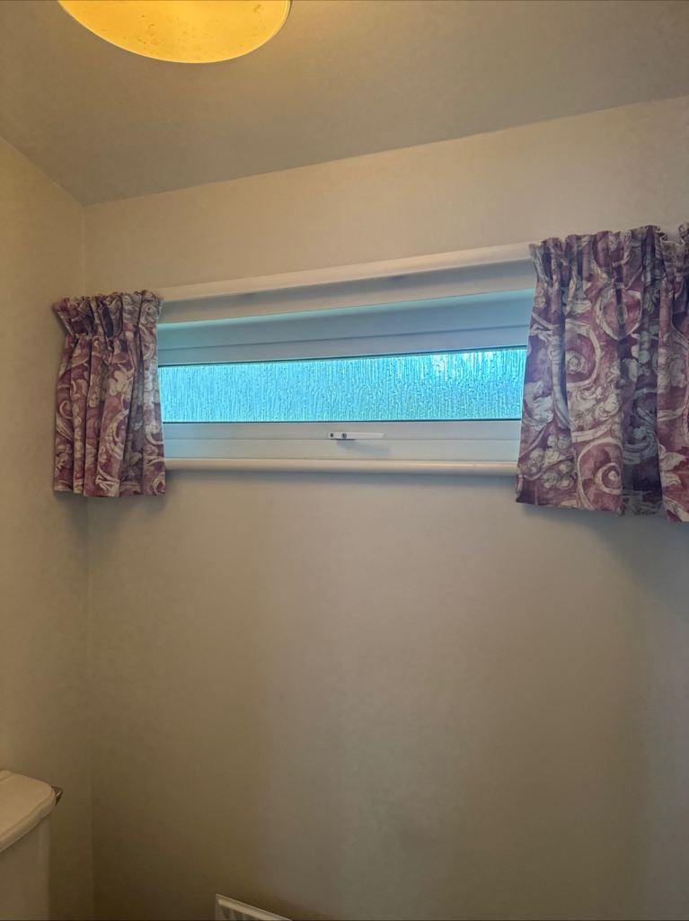 Caravan/Campervan Curtains x 3 Free Rails & Hooks