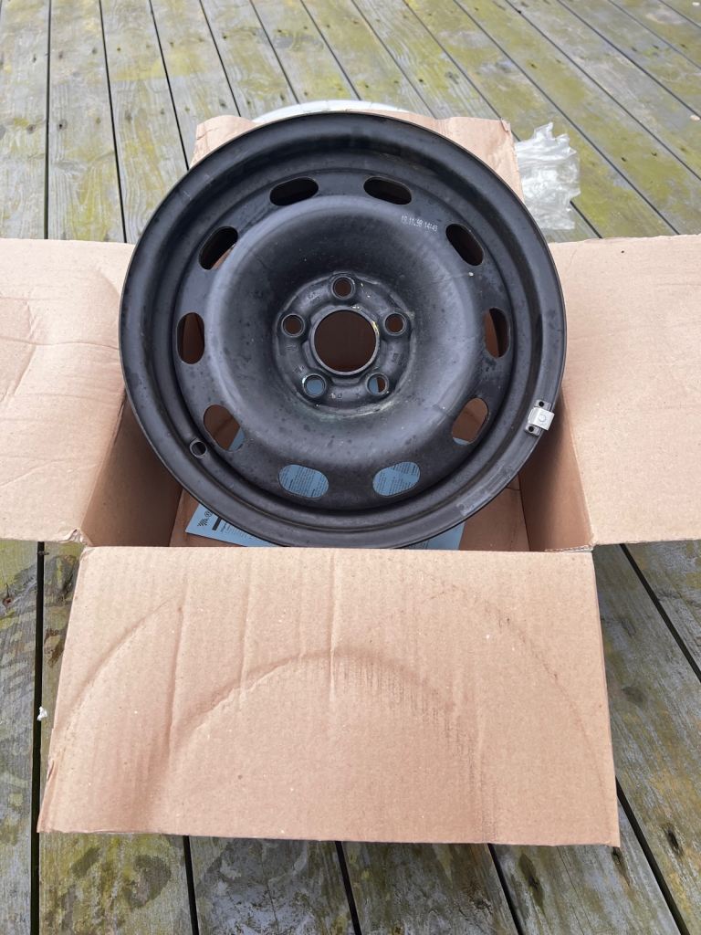 Steel Wheel Genuine Volkswagen 14 inch x 4