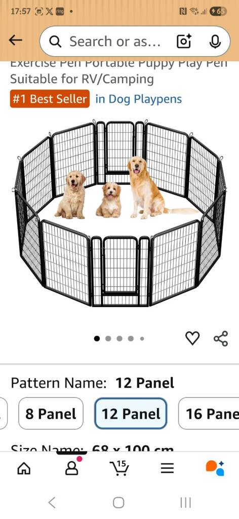 Brand New Dog Pen Portable