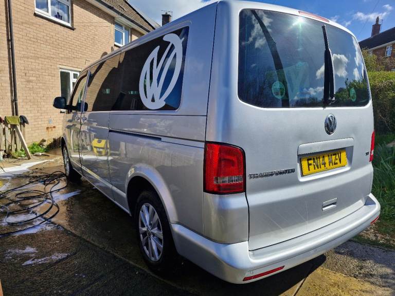 Shuttle converted camper/dayvan