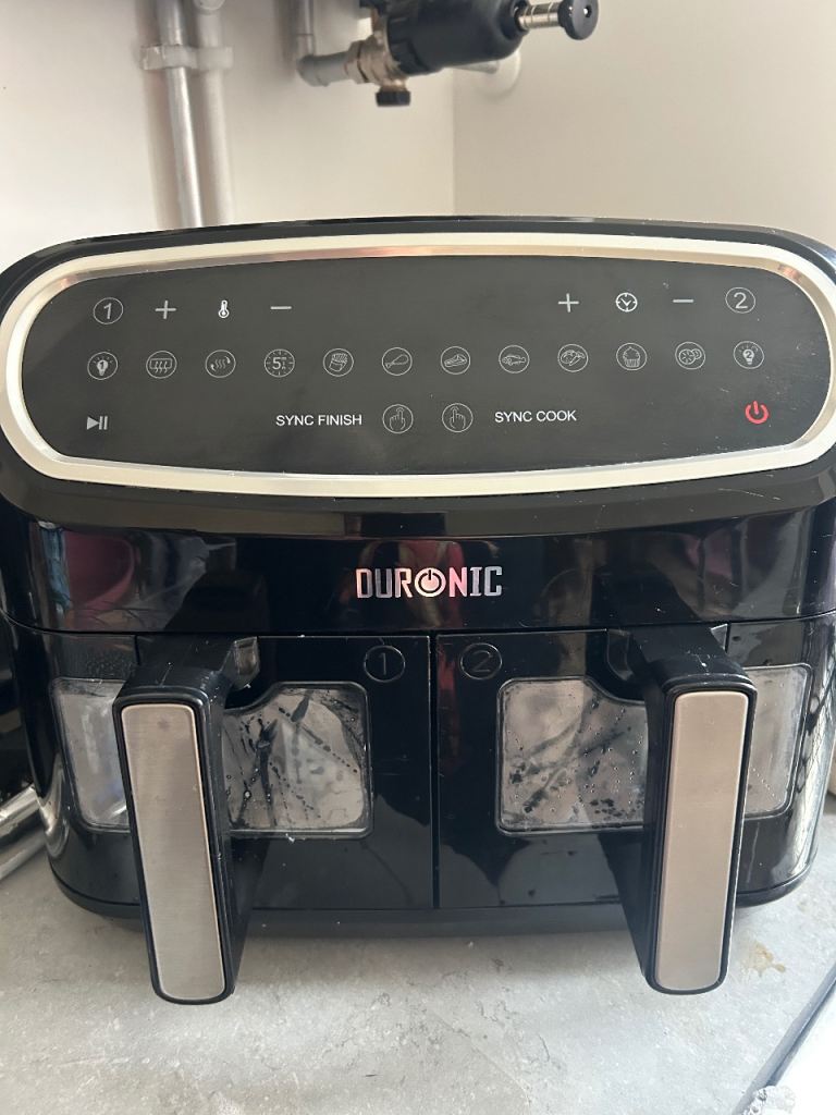 Duronic duo drawer air fryer 
