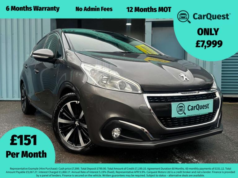2019 Peugeot 208 1.2 PureTech 82 Tech Edition 5dr [Start Stop] HATCHBACK PETROL Manual