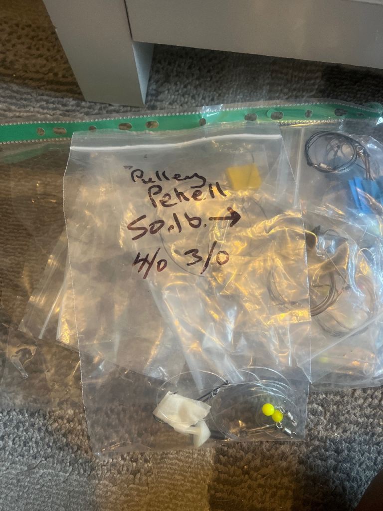 Sea fishing rigs (shore rigs) 