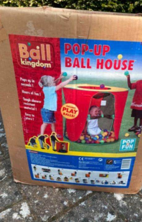 Ball Kingdom Pop-Up Ball House – Good Condition