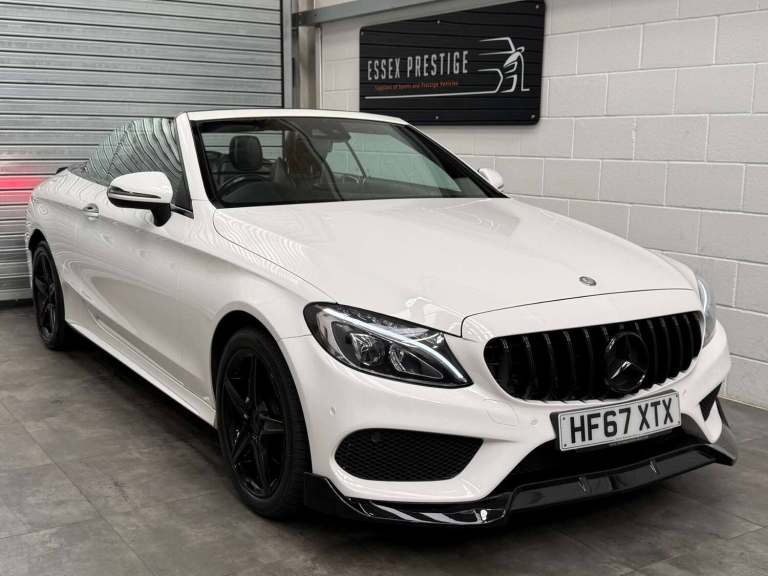 2017 Mercedes-Benz C Class 2.1 C 220 AMG Line Premium+ D 4Matic Auto 4WD 2dr Convertible Diesel A...