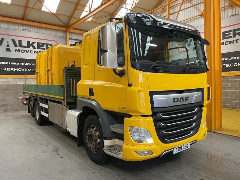 DAF CF 410 *EURO 6*, 6X2 DROPSIDE FLATBED C/W MOLASSES TANKS - 2019 - T20 DBG