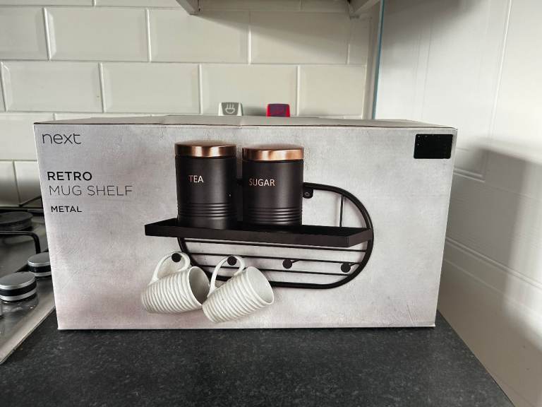 image for Brand New Next Kitchen Mug Shelf